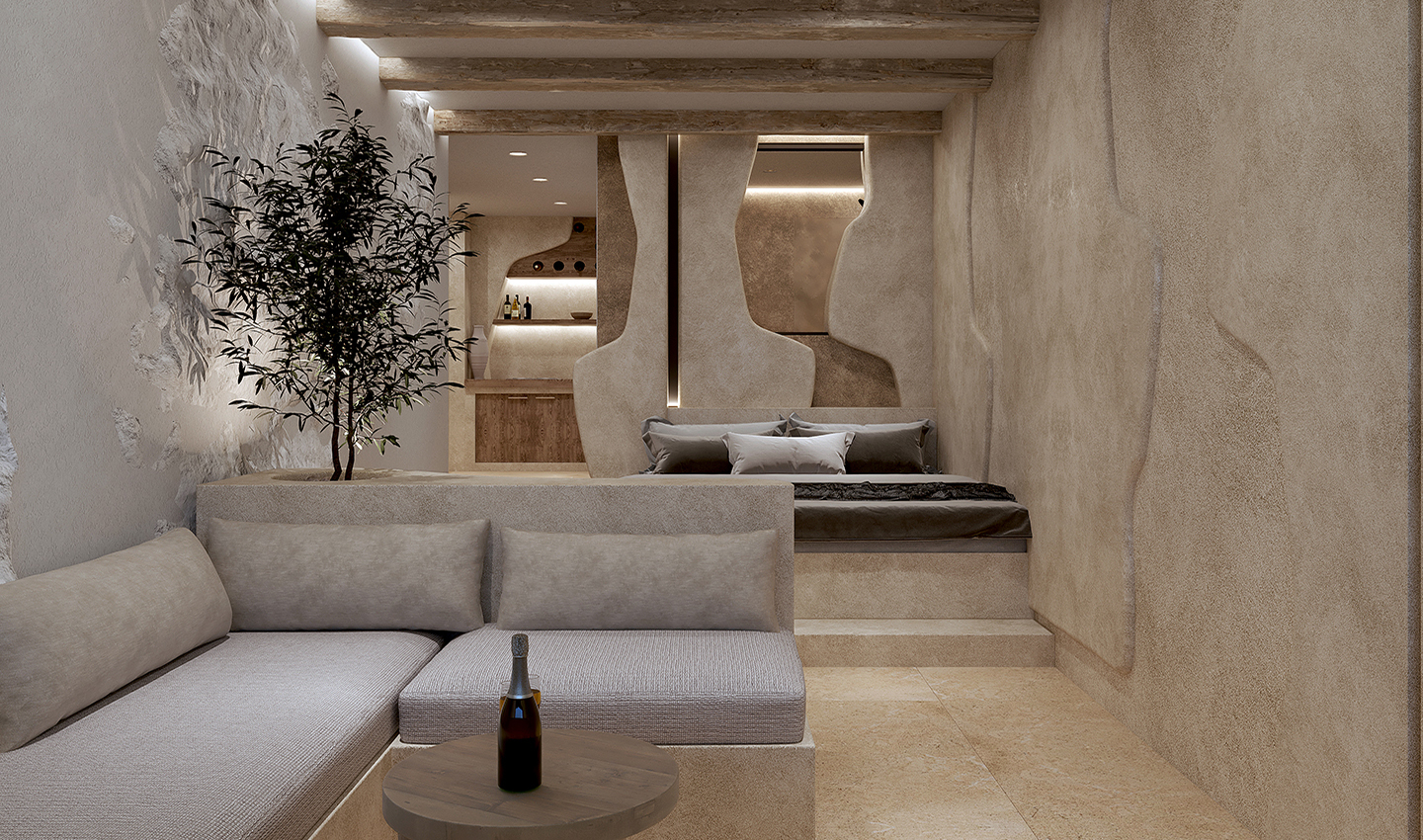 Portara Suites Interior Design - Utopia Hotel Design